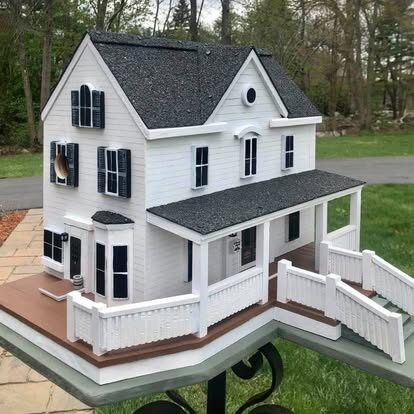 Custom mini home replica of a contemporary home.