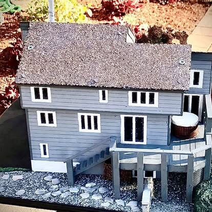Home replica of a farm house.